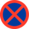 Verkehrsschild E3 Stillstand oder Parken verboten